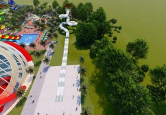 超級螺旋滑梯（減速槽）